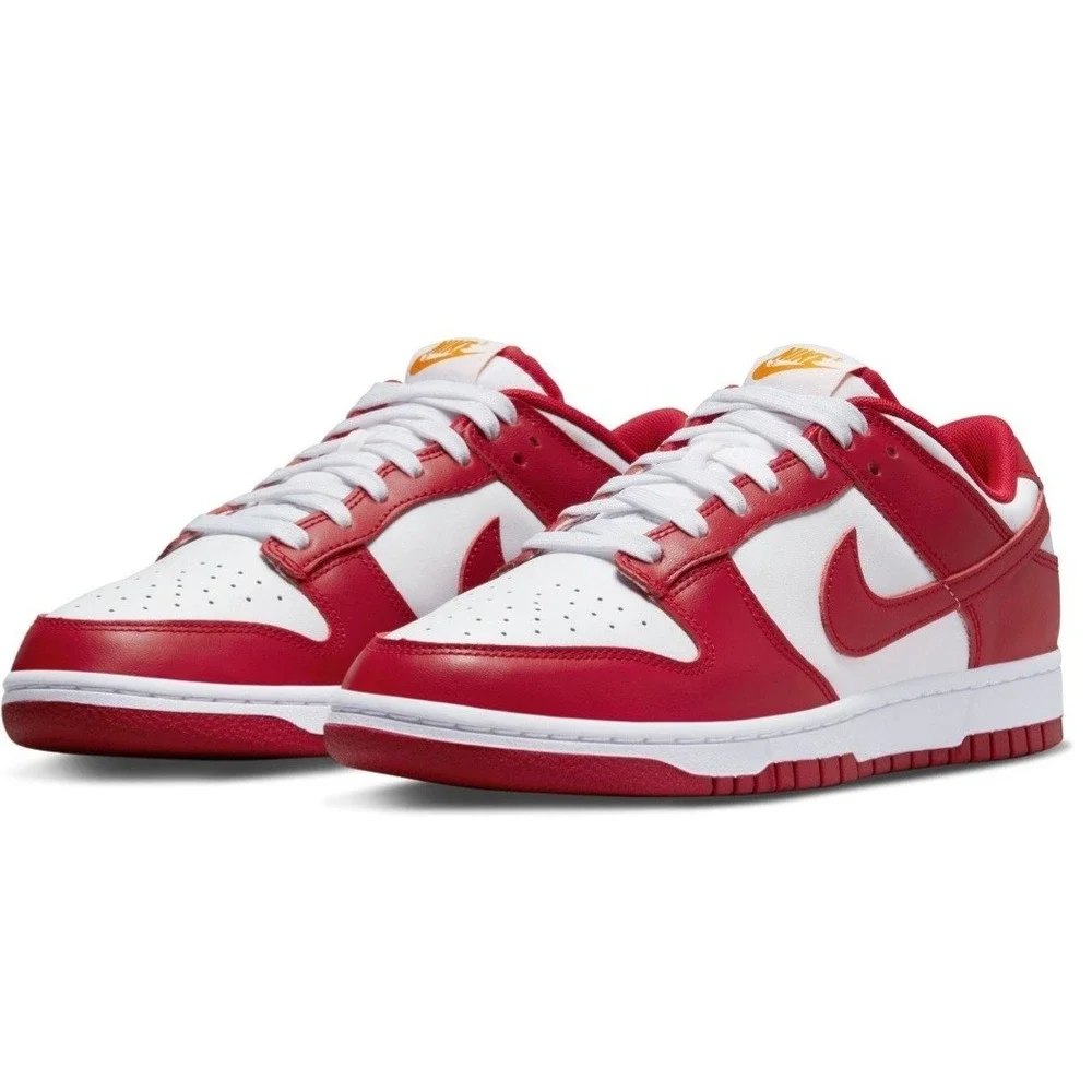 Nike Dunk Low Retro Gym Red White USC DD1391-602 Men's Size 10 UK 9 EUR 44 NIB